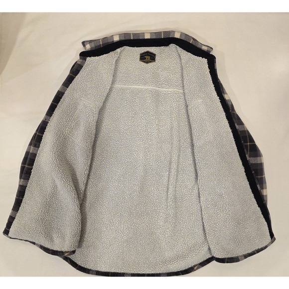 Freedom Foundry Men's Sherpa Lined Flannel Plaid Button Up Shirt. Size XL - Picture 3 of 9